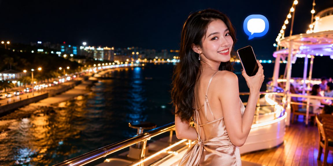 Người dùng chơi casino trên điện thoại tại bãi biển Phan Thiết